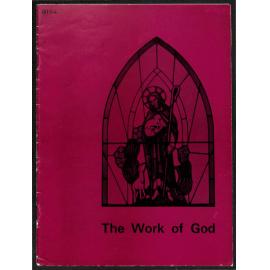 The Work of God - A Centennial History of Wesley Church, Edgeware Road, Christchurch