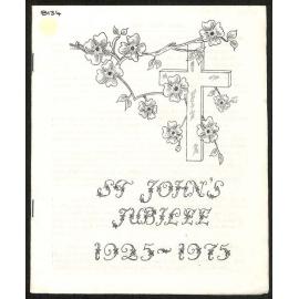 St John's Jubilee - 1925-1975 - Our First Fifty Years