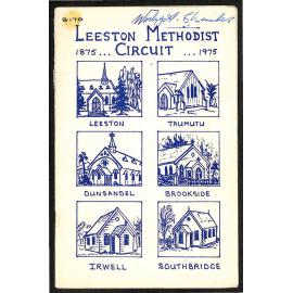A Brief History of the Leeston Methodist Circuit - 1875-1975