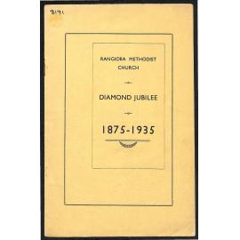 Rangiora Methodist Church - Diamond Jubilee - 1875-1935