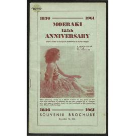 Moeraki 125th Anniversary - 1836-1961 - First Centre of European Settlement in North Otago - Souvenir Brochure - December 26, 1961