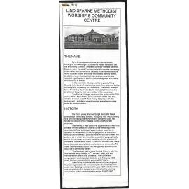 Lindisfarne Methodist Worship & Community Centre