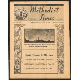 The New Zealand Methodist Times (Vol. 39 No. 7) - 14 August 1948