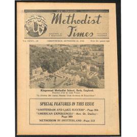 The New Zealand Methodist Times (Vol. 39 No. 10) - 25 September 1948
