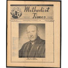 The New Zealand Methodist Times (Vol. 40 No. 14) - 5 November 1949