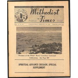 The New Zealand Methodist Times (Vol. 40 No. 21) - 25 February 1950