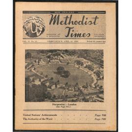 The New Zealand Methodist Times (Vol. 40 No. 25) - 22 April 1950