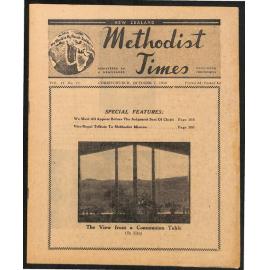 The New Zealand Methodist Times (Vol. 41 No. 12) - 7 October 1950