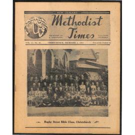 The New Zealand Methodist Times  (Vol. 41 No. 16) - 2 December 1950