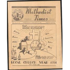 The New Zealand Methodist Times (Vol. 41 No. 21) - 24 February 1951