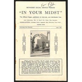 Methodist Social Service Mission - In Your Midst - The Official Organ, Published at Intervals, and Distributed Free - June, 1934