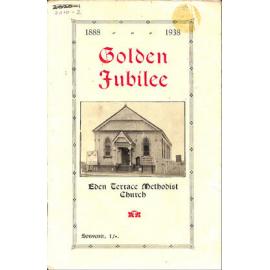 Golden Jubilee - Eden Terrace Methodist Church - 1888-1938 - Souvenir