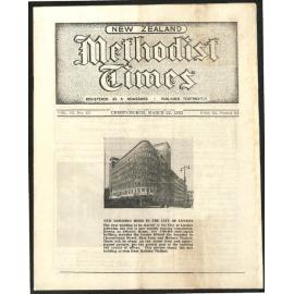 The New Zealand Methodist Times (Vol. 42 No. 23) - 22 March 1952