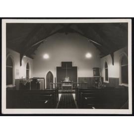 Upper Riccarton Methodist Church - Interior After Renovation and Memorial Plaques
