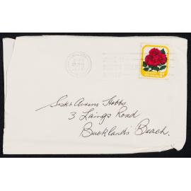 Letter Addressed to Hobby [Sister Hobbs] from Helen C. Scott