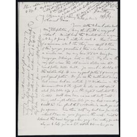 Letter Addressed to Irene from W. Hobbs [William Hobbs]