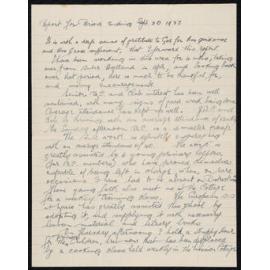 Home and Māori Mission Department - Sister Irene Hobb's Report for Period Ending September 30th, 1937 - Wanganui-Rangitikei District