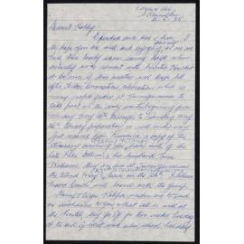 Letter Addressed to Hobby [Sister Hobbs] from Heeni [Sister Wharemaru]