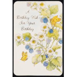 Birthday Card Addressed to Hobby [Sister Hobbs] from Betty [Sister Yearbury]