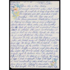 Letter Addressed to Hobby [Sister Hobbs] from Heeni [Sister Wharemaru]