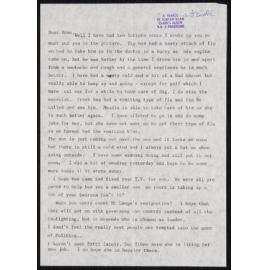 Letter Addressed to Rene [Sister Hobbs] from E. [Pearce, Her Half-Sister] and Dig