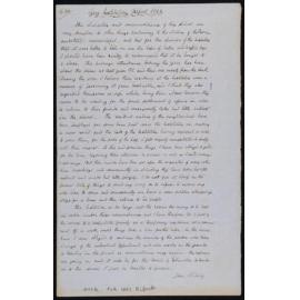 Grey Institution School [Taranaki] Annual Report 1862 (with cover letter from January 1863 on reverse side), Accounts for the Year Ended December 31st 1862, and Annual Report 1863