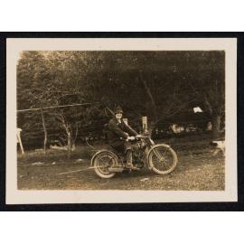 Sister Rita F. Snowden - Colporteur Van and John Wesley Motorcycle