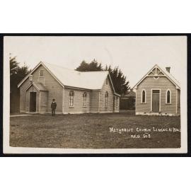 Lincoln Road Methodist Church - Original Church, Fire Damage, and Group Photographs [including Sunday School Teachers and Choir]