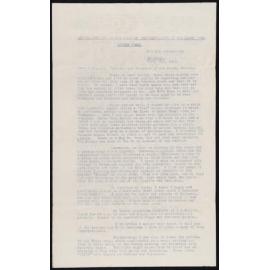 Letter from the Sunday Schools' Representative in the Māori Work - Sister Hobbs - Te Kuiti