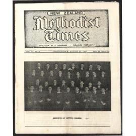 The New Zealand Methodist Times (Vol. 43 No. 9) - 23 August 1952