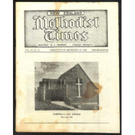 The New Zealand Methodist Times  (Vol. 44 No. 11) - 19 September 1953 