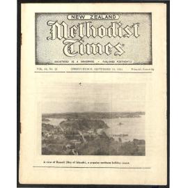 The New Zealand Methodist Times  (Vol. 45 No. 11) - 18 September 1954