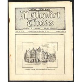 The New Zealand Methodist Times (Vol. 45 No. 14) - 30 October 1954