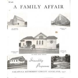 Family Affair - Stewardship Programme - Takapuna Methodist Circuit - Auckland 1957