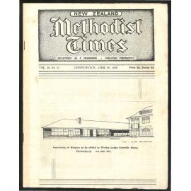 The New Zealand Methodist Times (Vol. 46 No. 25) - 28 April 1956