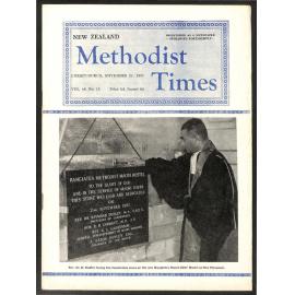 The New Zealand Methodist Times (Vol. 48 No. 15) - 23 November 1957