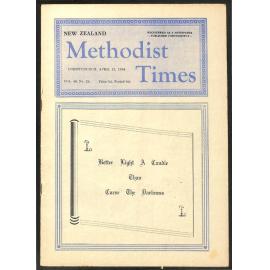 The New Zealand Methodist Times (Vol. 48 No. 24) - 12 April 1958