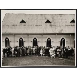 Richmond Methodist Church - Centennial [in 1969], Christmas Tableau, Parsonage, Hall, Church Exterior, and Sunday School Hall