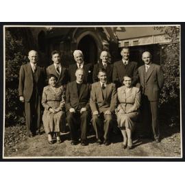 Opawa Methodist Church - Golden Jubilee Committee and Church Exterior