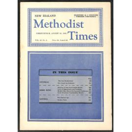 The New Zealand Methodist Times (Vol. 49 No. 8) - 16 August 1958