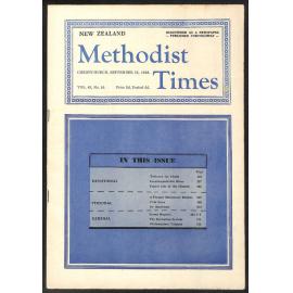 The New Zealand Methodist Times (Vol. 49 No. 10) - 13 September 1958 