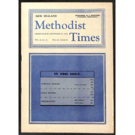 The New Zealand Methodist Times  (Vol. 49 No. 11) - 27 September 1958 