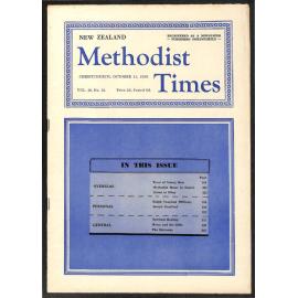 The New Zealand Methodist Times (Vol. 49 No. 12) -  11 October 1958