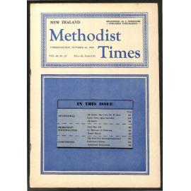 The New Zealand Methodist Times (Vol. 49 No. 13) - 25 October 1958
