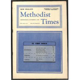 The New Zealand Methodist Times (Vol. 49 No. 14) - 8 November 1958