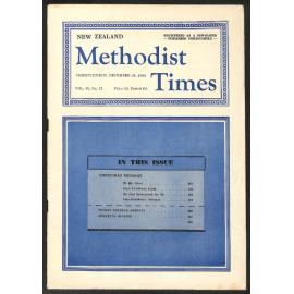 The New Zealand Methodist Times (Vol. 49 No. 17) - 20 December 1958