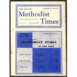The New Zealand Methodist Times (Vol. 50 No. 9) - 29 August 1959