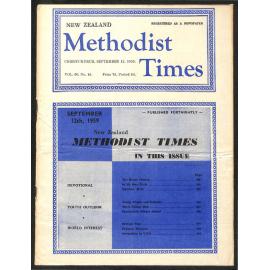 The New Zealand Methodist Times (Vol. 50 No. 10) - 12 September 1959