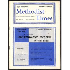 The New Zealand Methodist Times  (Vol. 50 No. 11) - 26 September 1959