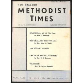 The New Zealand Methodist Times  (Vol. 51 No. 11) - 24 September 1960